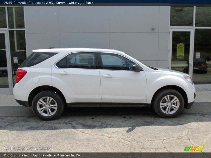 Summit White / Jet Black 2015 Chevrolet Equinox LS AWD