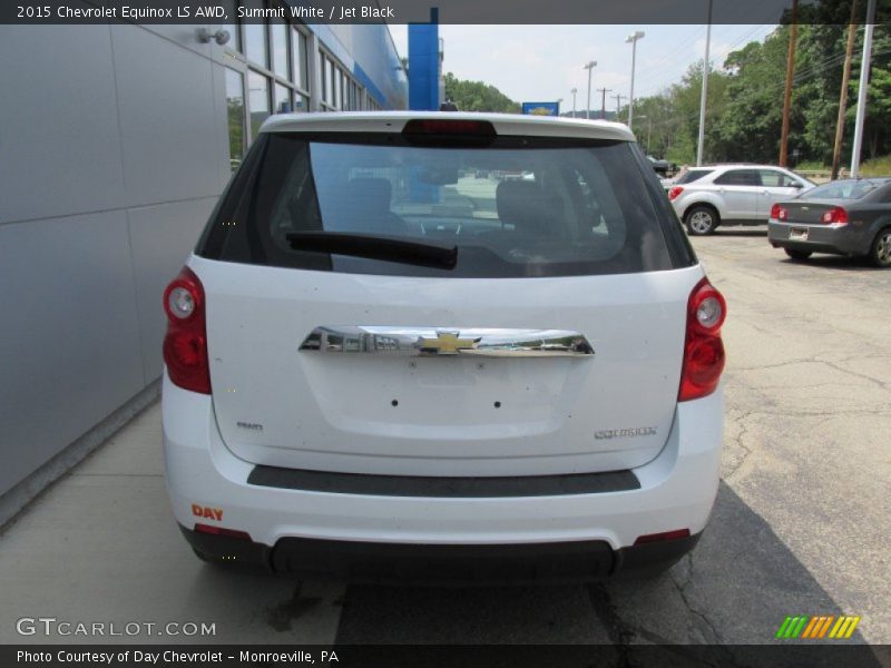 Summit White / Jet Black 2015 Chevrolet Equinox LS AWD