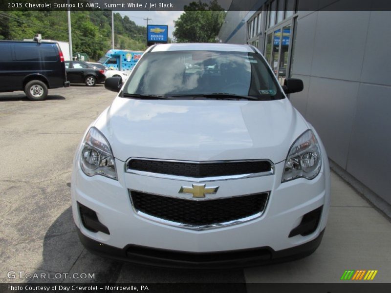 Summit White / Jet Black 2015 Chevrolet Equinox LS AWD