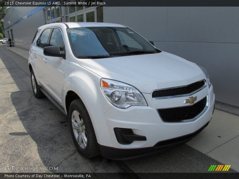 Summit White / Jet Black 2015 Chevrolet Equinox LS AWD