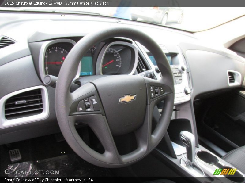 Summit White / Jet Black 2015 Chevrolet Equinox LS AWD
