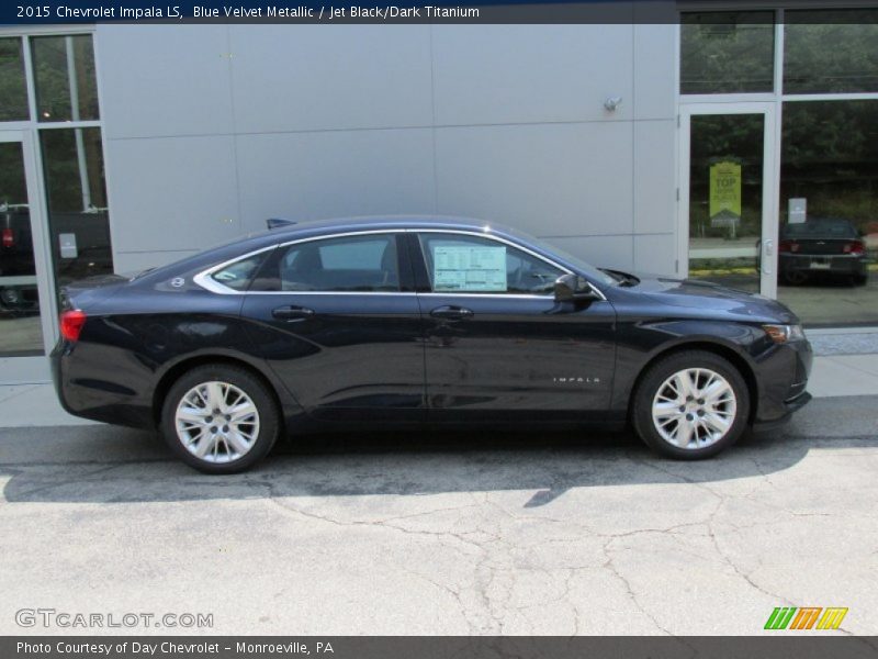 Blue Velvet Metallic / Jet Black/Dark Titanium 2015 Chevrolet Impala LS