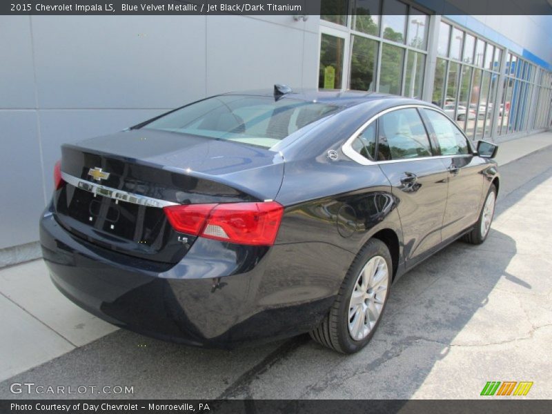 Blue Velvet Metallic / Jet Black/Dark Titanium 2015 Chevrolet Impala LS