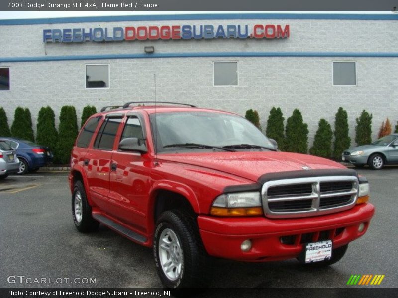 Flame Red / Taupe 2003 Dodge Durango SLT 4x4