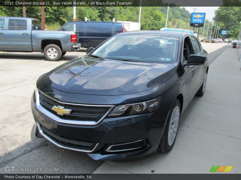 Blue Velvet Metallic / Jet Black/Dark Titanium 2015 Chevrolet Impala LS