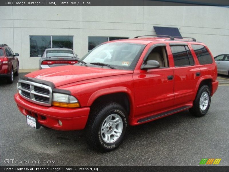 Flame Red / Taupe 2003 Dodge Durango SLT 4x4