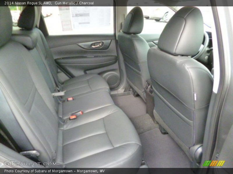 Gun Metallic / Charcoal 2014 Nissan Rogue SL AWD