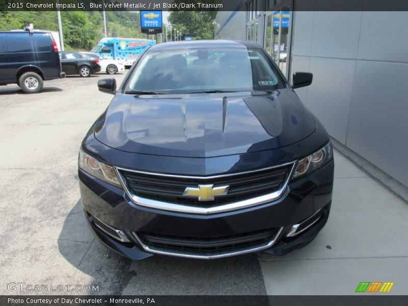 Blue Velvet Metallic / Jet Black/Dark Titanium 2015 Chevrolet Impala LS