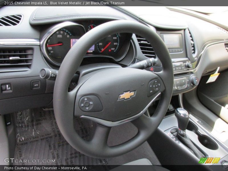 Blue Velvet Metallic / Jet Black/Dark Titanium 2015 Chevrolet Impala LS