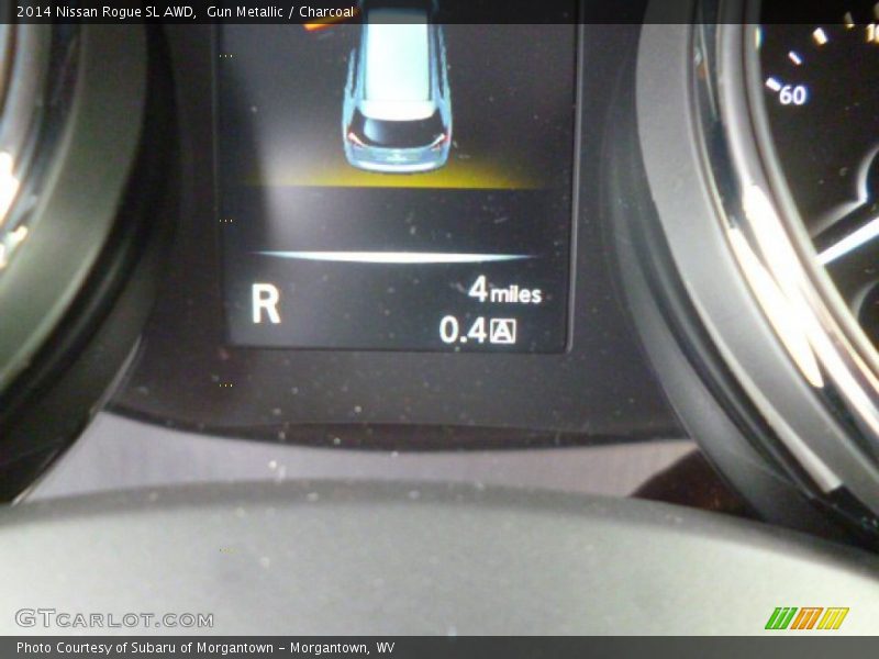 Gun Metallic / Charcoal 2014 Nissan Rogue SL AWD