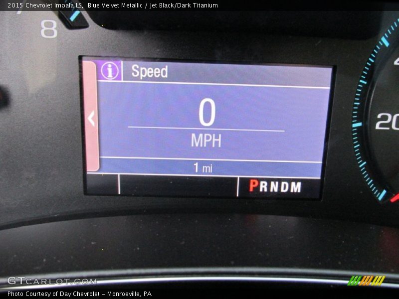 Blue Velvet Metallic / Jet Black/Dark Titanium 2015 Chevrolet Impala LS