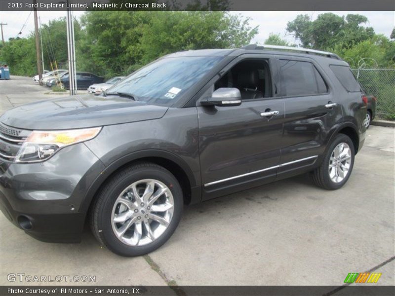 Magnetic / Charcoal Black 2015 Ford Explorer Limited