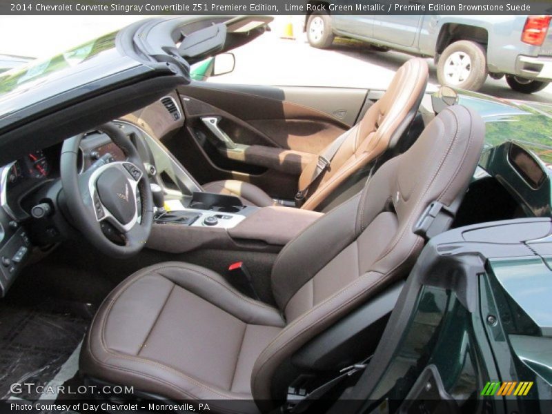  2014 Corvette Stingray Convertible Z51 Premiere Edition Premire Edition Brownstone Suede Interior