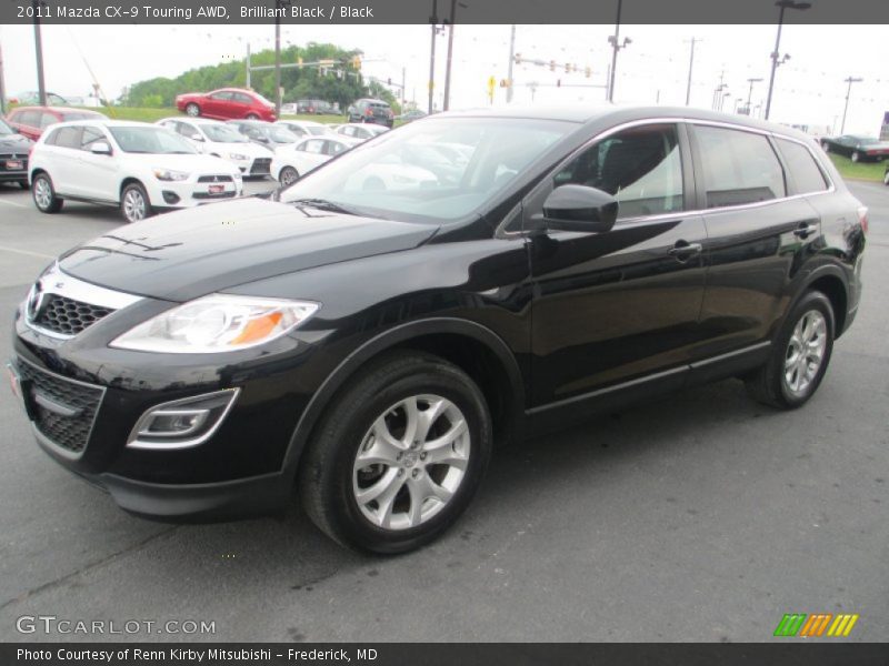Brilliant Black / Black 2011 Mazda CX-9 Touring AWD