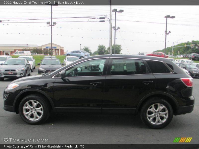 Brilliant Black / Black 2011 Mazda CX-9 Touring AWD