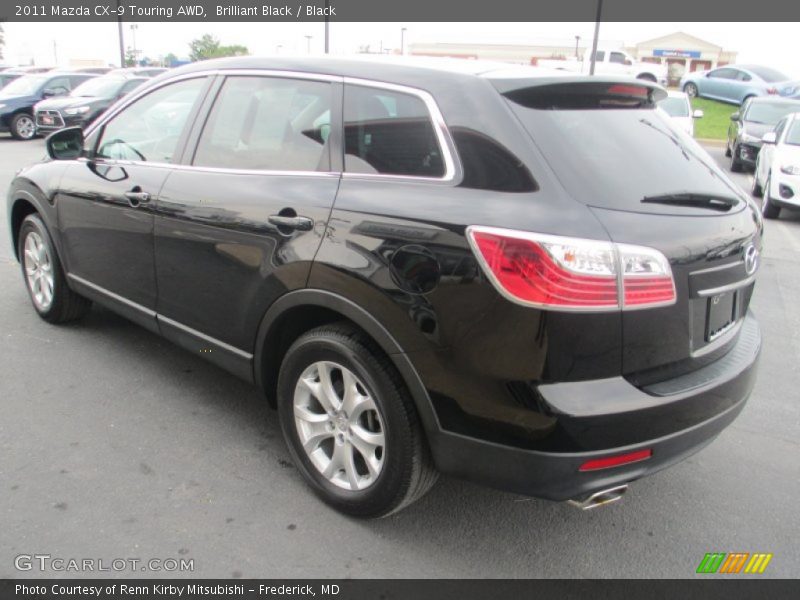 Brilliant Black / Black 2011 Mazda CX-9 Touring AWD