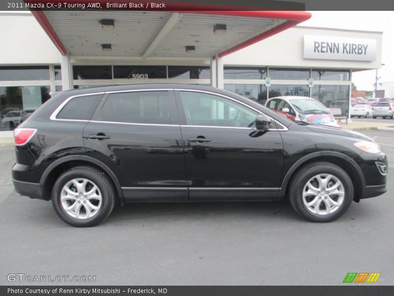 Brilliant Black / Black 2011 Mazda CX-9 Touring AWD