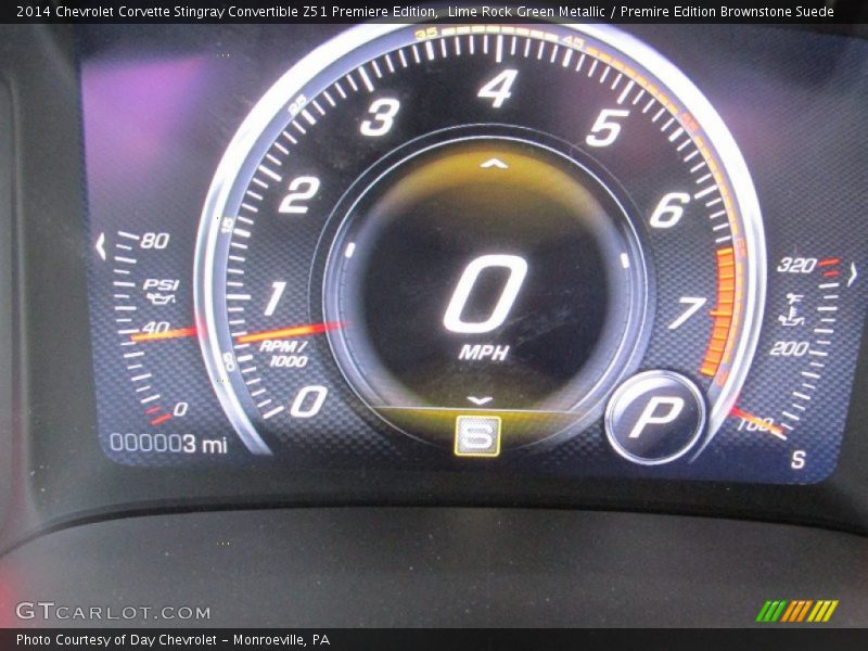  2014 Corvette Stingray Convertible Z51 Premiere Edition Stingray Convertible Z51 Premiere Edition Gauges