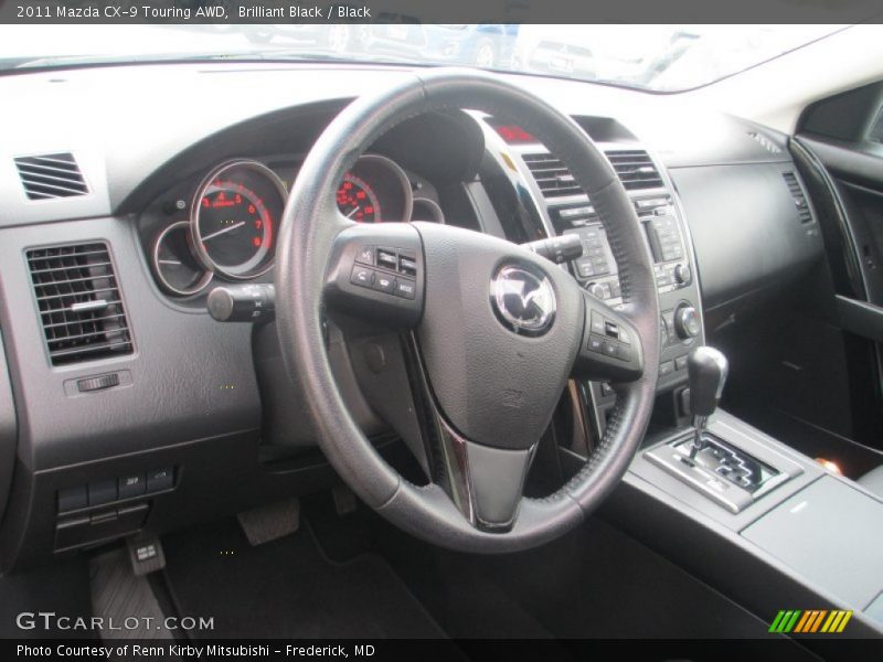 Brilliant Black / Black 2011 Mazda CX-9 Touring AWD
