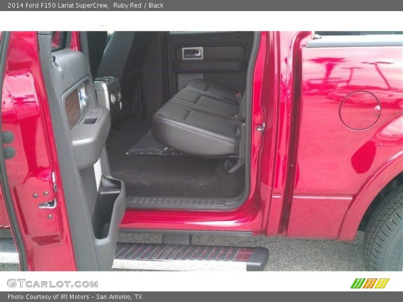 Ruby Red / Black 2014 Ford F150 Lariat SuperCrew