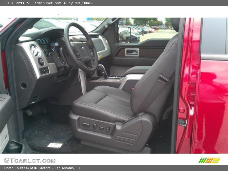 Ruby Red / Black 2014 Ford F150 Lariat SuperCrew