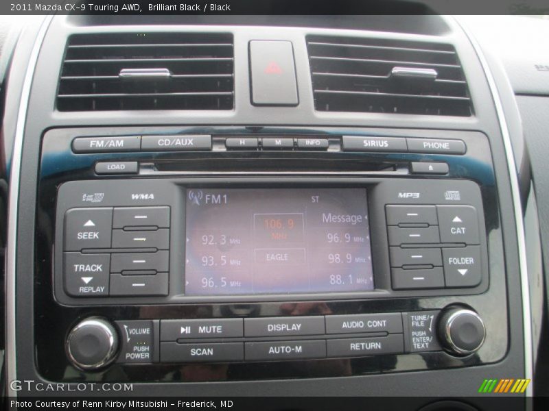 Brilliant Black / Black 2011 Mazda CX-9 Touring AWD