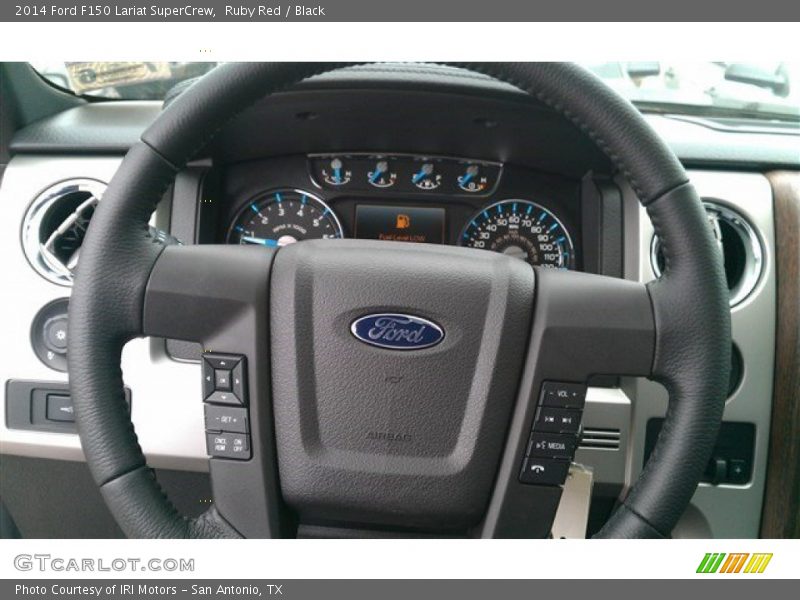 Ruby Red / Black 2014 Ford F150 Lariat SuperCrew