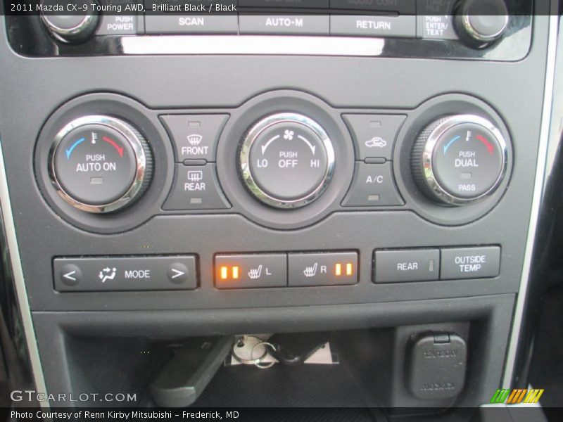Brilliant Black / Black 2011 Mazda CX-9 Touring AWD
