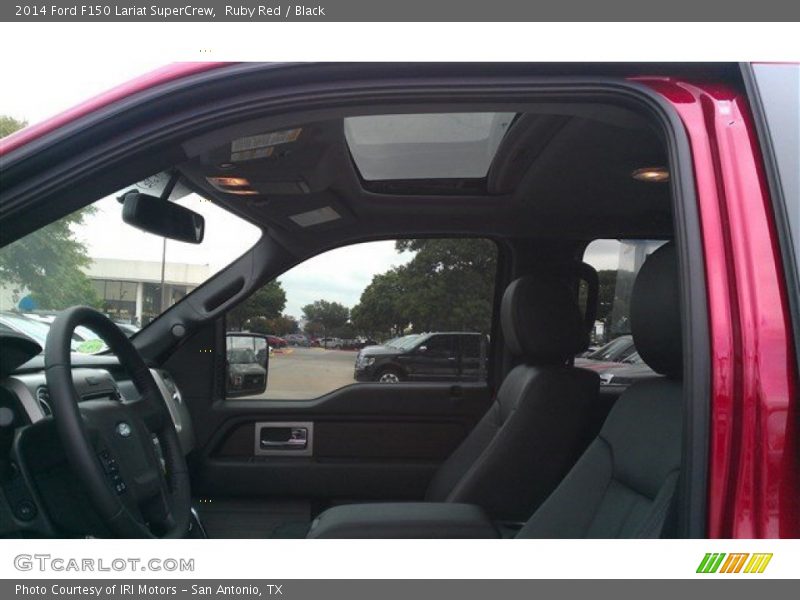 Ruby Red / Black 2014 Ford F150 Lariat SuperCrew