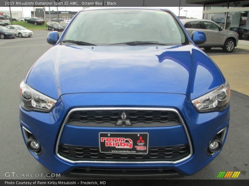 Octane Blue / Black 2015 Mitsubishi Outlander Sport ES AWC