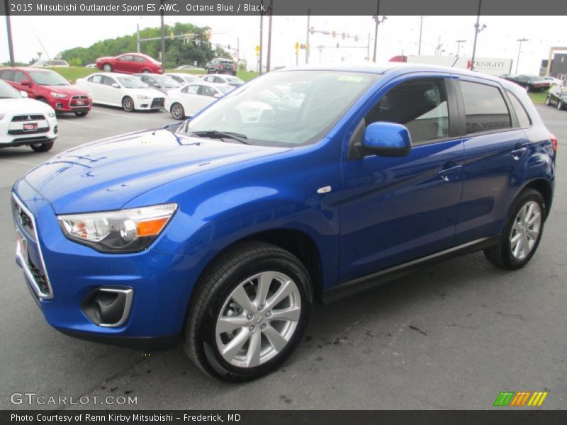 Octane Blue / Black 2015 Mitsubishi Outlander Sport ES AWC