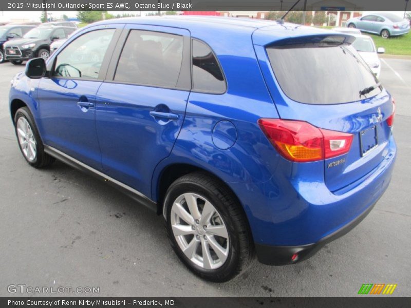 Octane Blue / Black 2015 Mitsubishi Outlander Sport ES AWC
