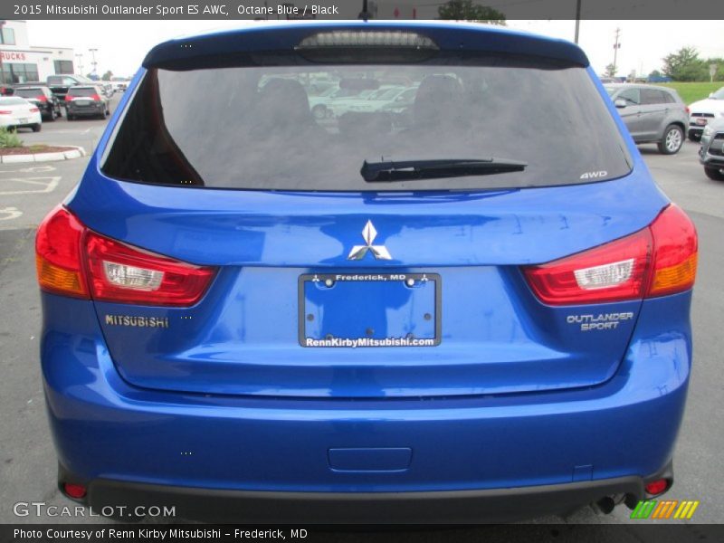 Octane Blue / Black 2015 Mitsubishi Outlander Sport ES AWC