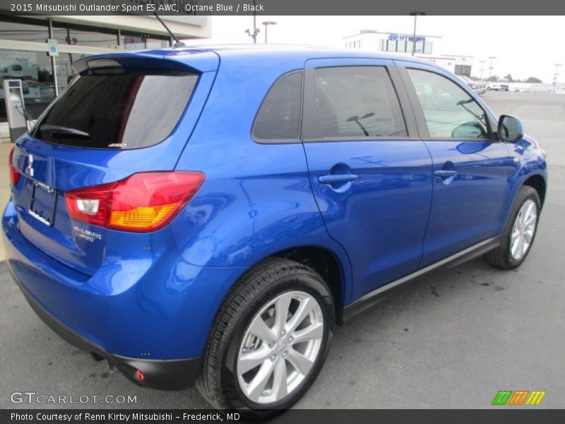 Octane Blue / Black 2015 Mitsubishi Outlander Sport ES AWC