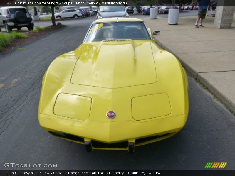  1975 Corvette Stingray Coupe Bright Yellow