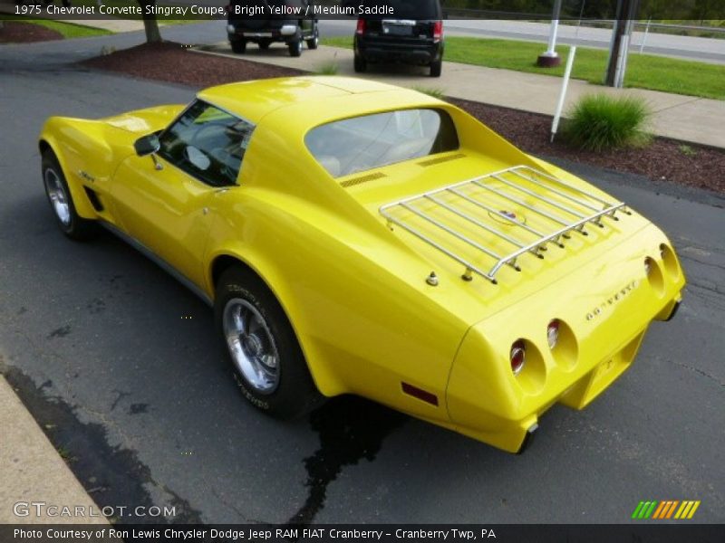  1975 Corvette Stingray Coupe Bright Yellow