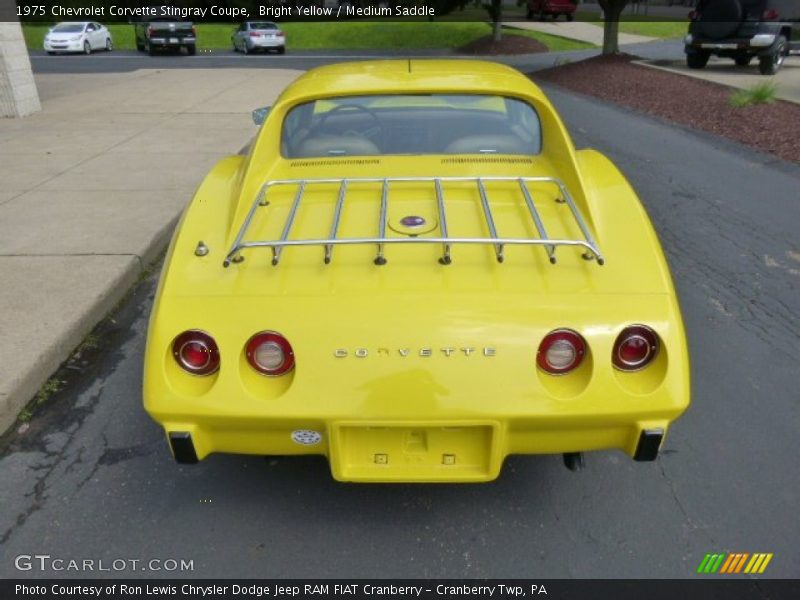  1975 Corvette Stingray Coupe Bright Yellow