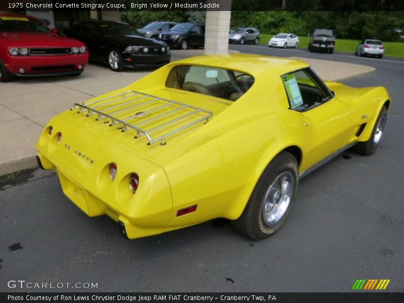  1975 Corvette Stingray Coupe Bright Yellow