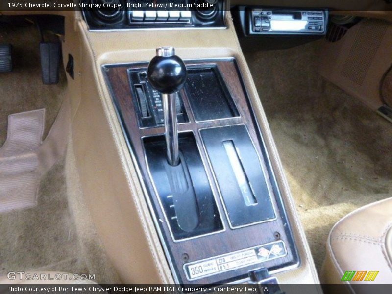  1975 Corvette Stingray Coupe Turbo Hydra-Matic Automatic Shifter