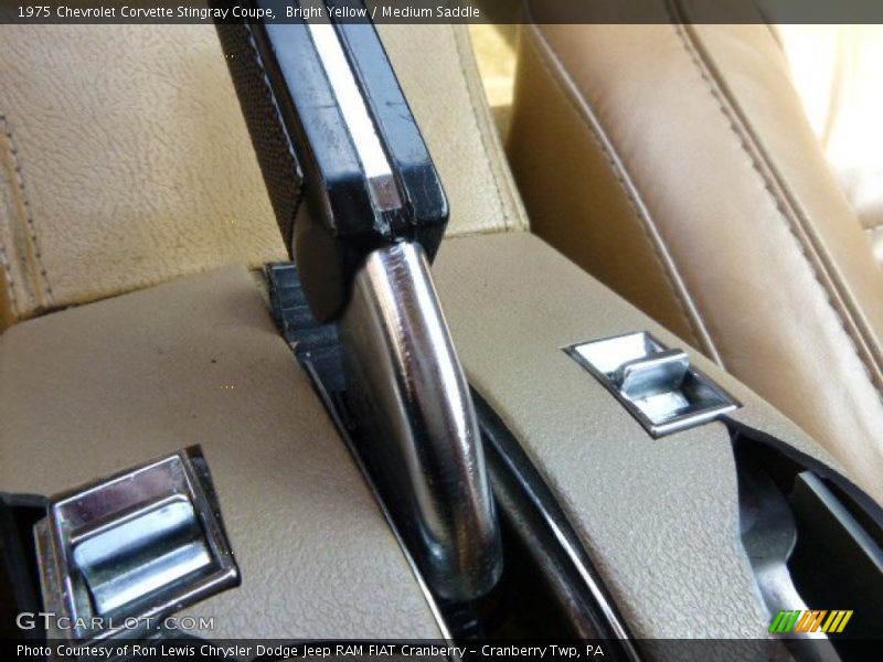 Bright Yellow / Medium Saddle 1975 Chevrolet Corvette Stingray Coupe
