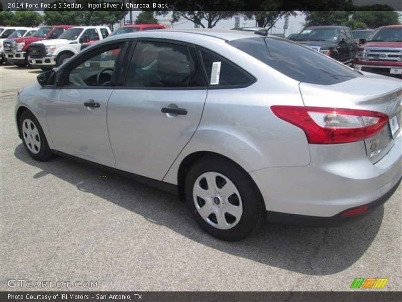 Ingot Silver / Charcoal Black 2014 Ford Focus S Sedan