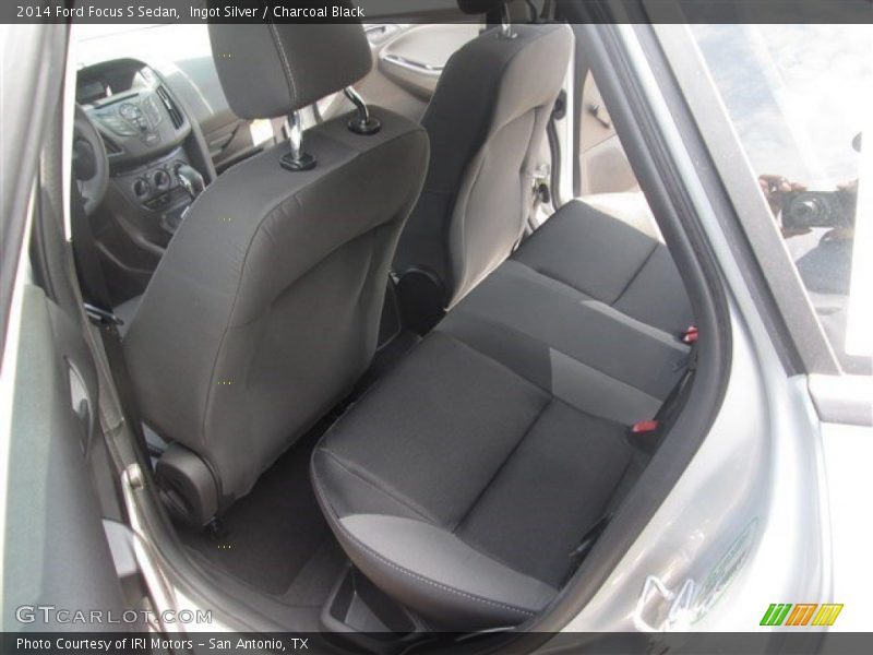 Ingot Silver / Charcoal Black 2014 Ford Focus S Sedan