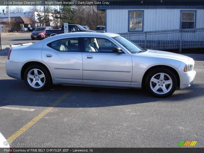 Bright Silver Metallic / Dark/Light Slate Gray 2008 Dodge Charger SXT