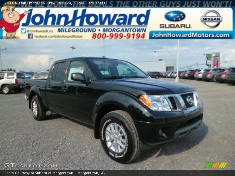 Super Black / Steel 2014 Nissan Frontier SV Crew Cab 4x4