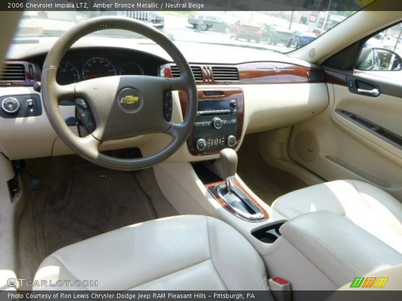 Amber Bronze Metallic / Neutral Beige 2006 Chevrolet Impala LTZ