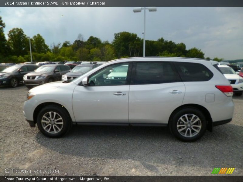 Brilliant Silver / Charcoal 2014 Nissan Pathfinder S AWD