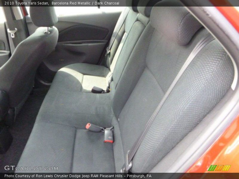 Barcelona Red Metallic / Dark Charcoal 2010 Toyota Yaris Sedan