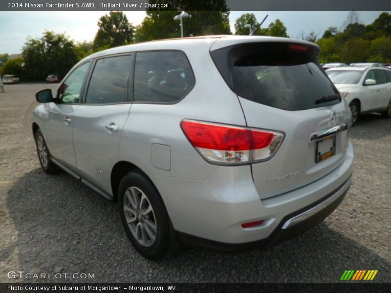 Brilliant Silver / Charcoal 2014 Nissan Pathfinder S AWD