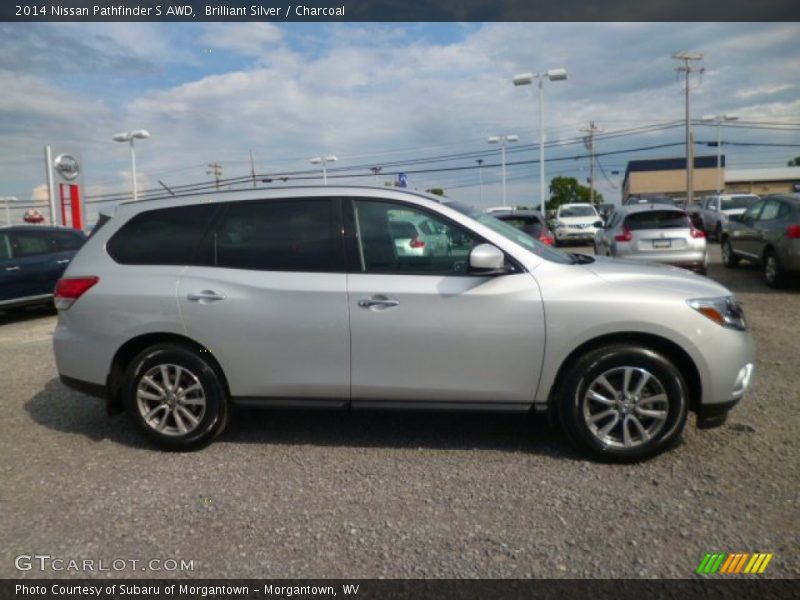 Brilliant Silver / Charcoal 2014 Nissan Pathfinder S AWD