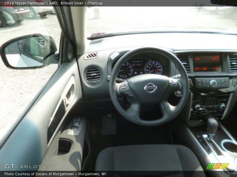 Brilliant Silver / Charcoal 2014 Nissan Pathfinder S AWD